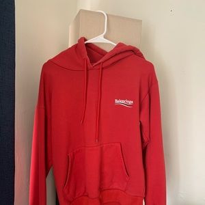 Balenciaga Red hoodie
